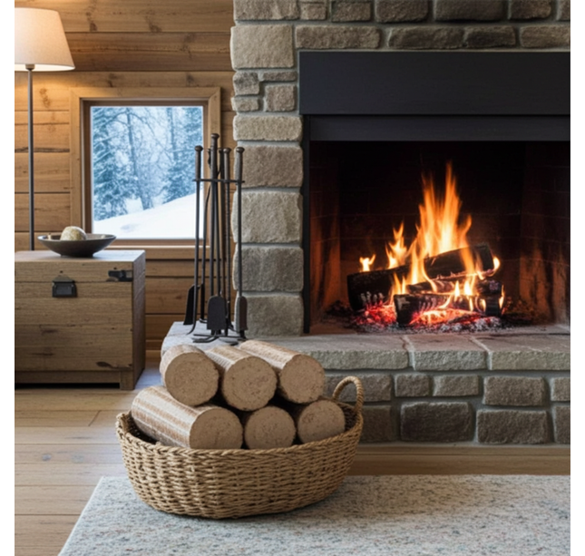 Afhaalproduct of meegeleverd product bij aankoop van pallet brandhout Pak Nestro Eik briketten 10kg