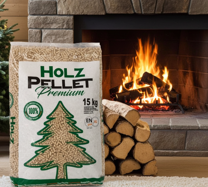 Afhaalproduct - Holz premium pellet zakken 15kg