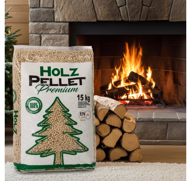 Afhaalproduct - Holz premium pellet zakken 15kg