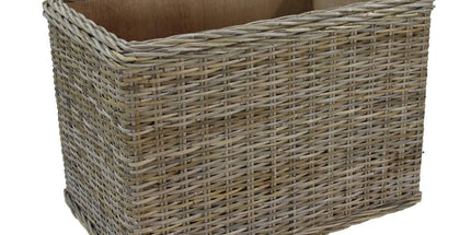 Houtmand rechthoekig op wieltjes