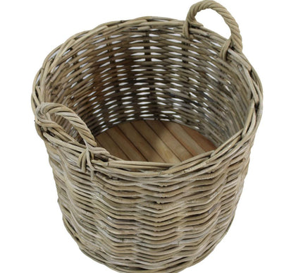 Houtmand rond op wieltjes