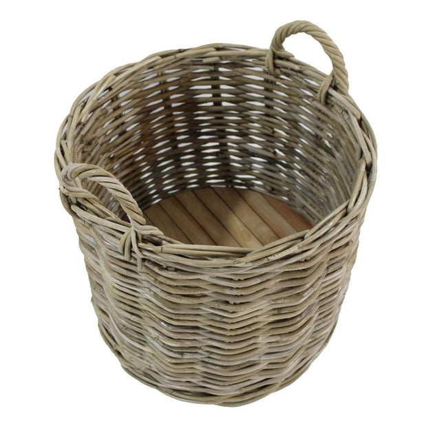 Houtmand rond op wieltjes