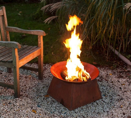 Vuurschaal Roest op voet (rond) Ø 55 cm