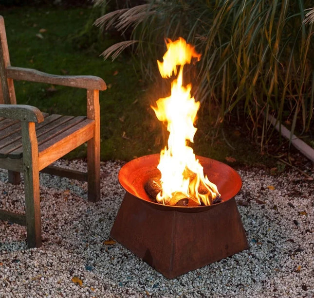 Vuurschaal Roest op voet (rond) Ø 55 cm