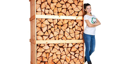 4 Pallet halfdroog beuk 2m3 +/-30cm