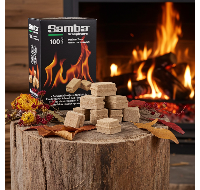 Afhaalproduct - Samba aanmaak blokjes 100 stuks/doos