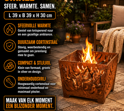 Vuurkorf Roest Small Ø 39 cm