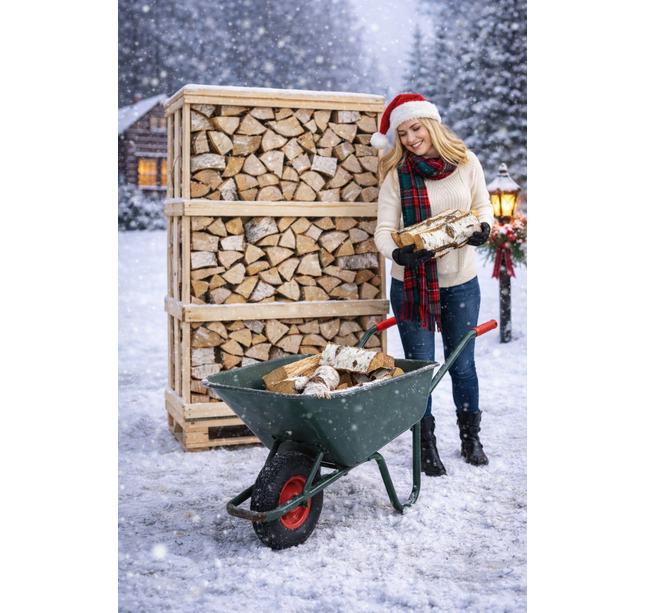 1 pallet Berk ovengedroogd 2m3 +-30cm