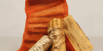 Afhaalproduct - Berk ovengedroogd Brandhout in netzak 40L