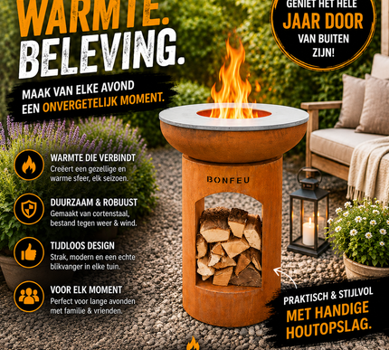 Bonfeu Ø80 open tuinvuur