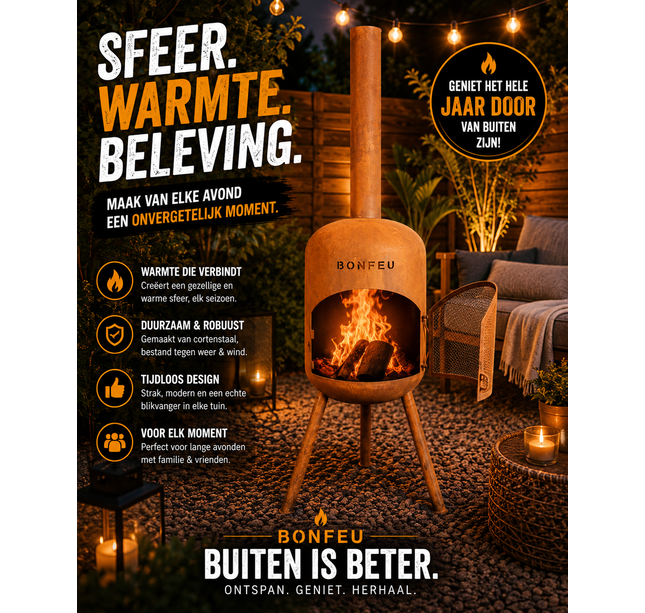 BonBono Roest (H165 Ø 45 cm)