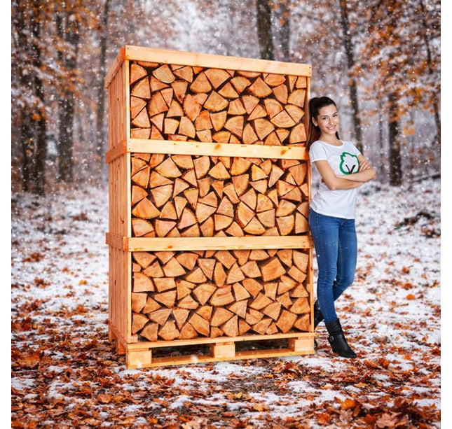 1 Pallet halfdroog beuk 2m3 +/-30cm