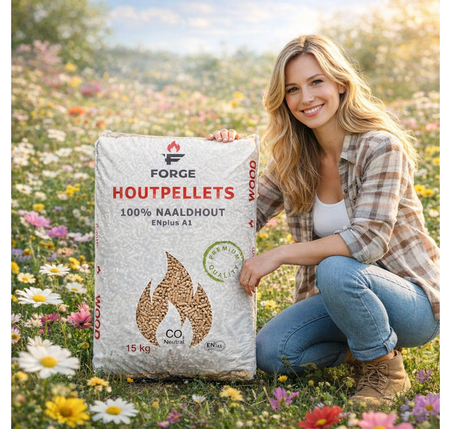 1 Pallet Forge White Premium houtpellets 84x15kg