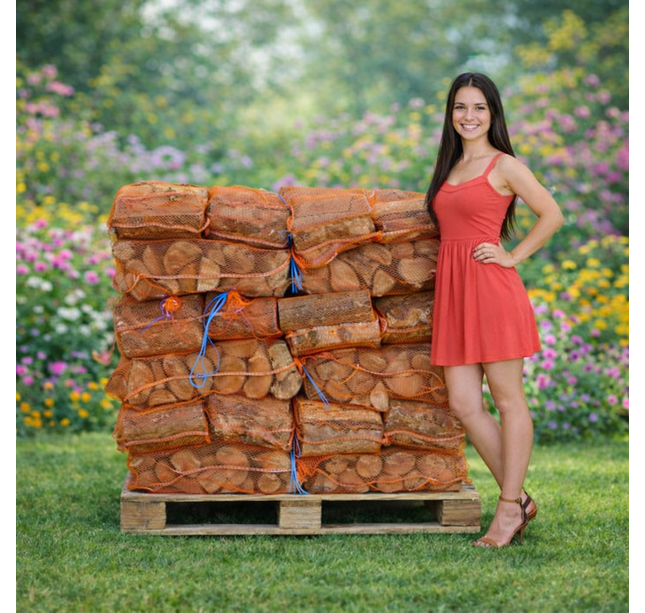1/2 pallet berk ovengedroogd 35x40L(15kg)-25cm