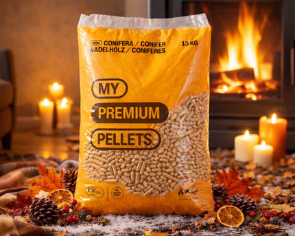 1 palette de granulés de bois américains de qualité supérieure, 84 x 15 kg