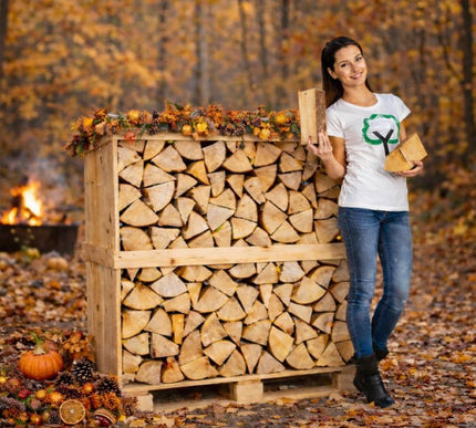 Afhaalproduct - 1 pallet Beuk ovengedroogd 1m3-25cm