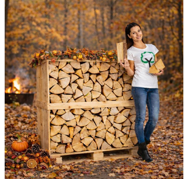 Afhaalproduct - 1 pallet Beuk ovengedroogd 1m3-25cm