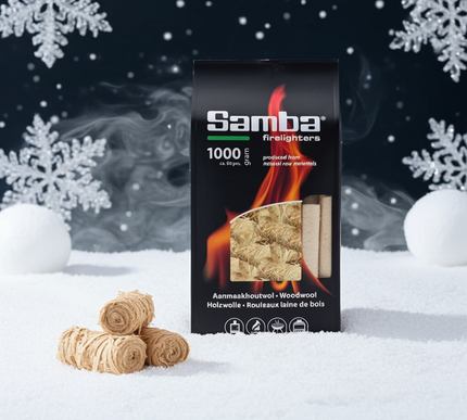 Afhaalproduct - Samba aanmaak houtwol 1KG Voordeelpak