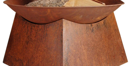 Vuurschaal Roest op voet (rond) Ø 55 cm