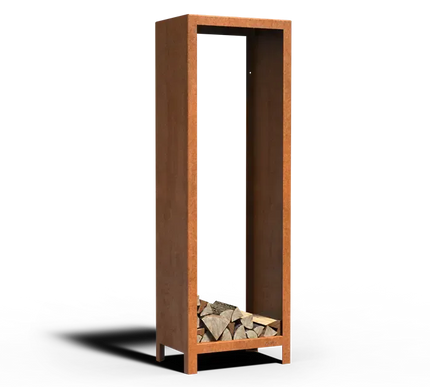 Houtopslag Cortenstaal 60Bx40Dx180H