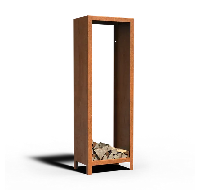 Houtopslag Cortenstaal 60Bx40Dx180H