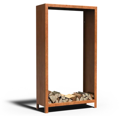 Houtopslag Cortenstaal 100Bx40Dx180H