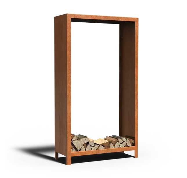 Houtopslag Cortenstaal 100Bx40Dx180H