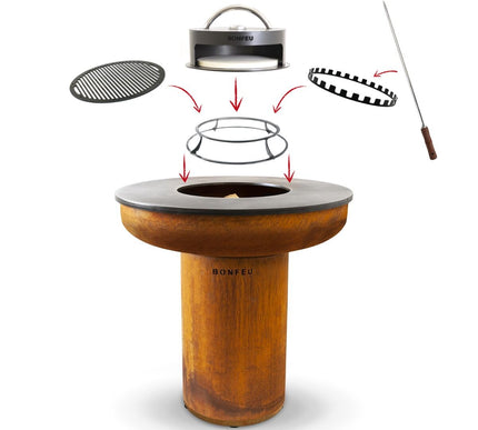 BonFeu BonBiza Ø100 XL Cortenstaal