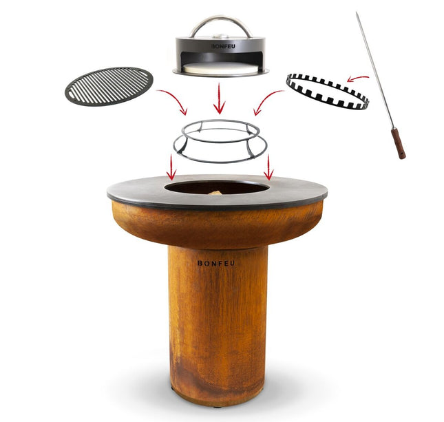 BonFeu BonBiza Ø100 XL Cortenstaal
