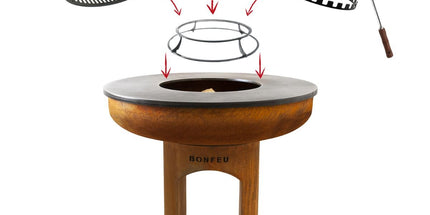 Bonfeu Ø100 XL open tuinvuur