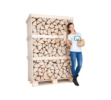 4 Pallet halfdroog haagbeuk 2m3 +/-30cm