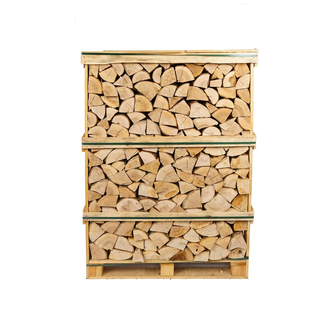 1 Pallet halfdroog mix Eik/Beuk/Es 2m3 +/-30cm