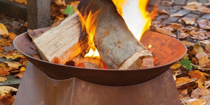 Vuurschaal Roest op voet (rond) Ø 55 cm