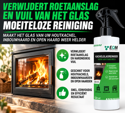 Glasreiniger voor haarden, kachels en ovens 500 ml
