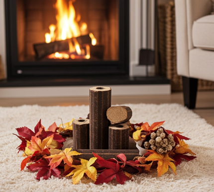 Afhaalproduct of meegeleverd product bij aankoop van pallet brandhout Pak Eik/Beuk briketten 10kg