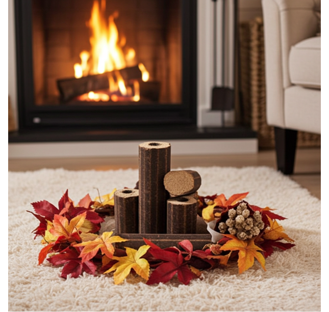 Afhaalproduct of meegeleverd product bij aankoop van pallet brandhout Pak Eik/Beuk briketten 10kg