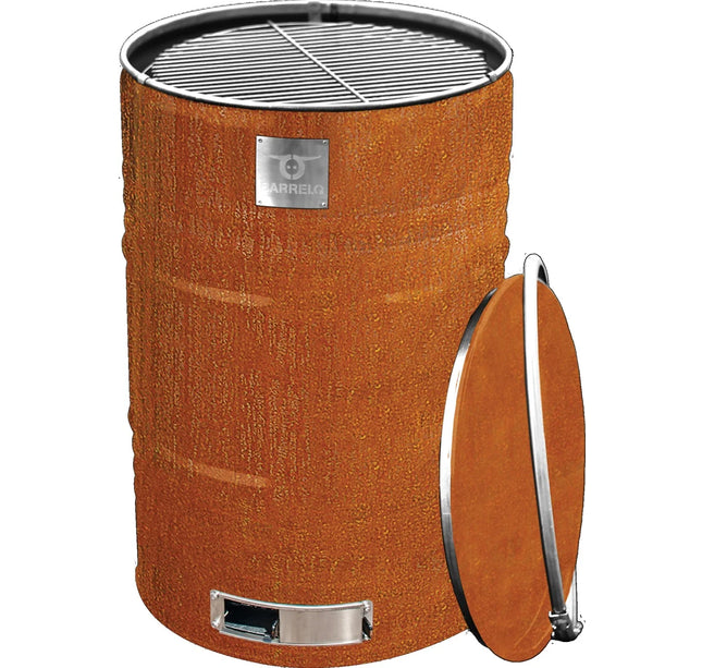 BarrelBig Barbecue vuurkorf-statafel inéén