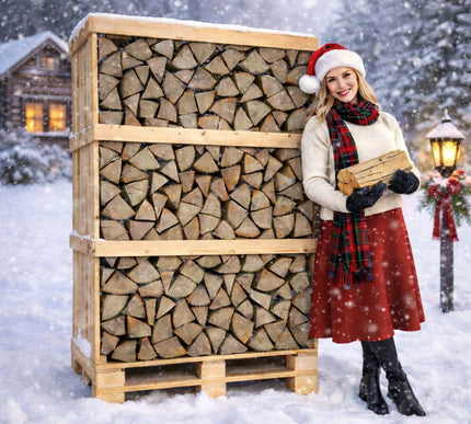 3 Pallet ovengedroogd  eik 2m3 +/-30cm Levering vanaf 19/01