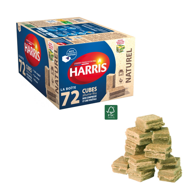 Afhaalproduct - Harris aanmaak blokjes 72 stuks/doos