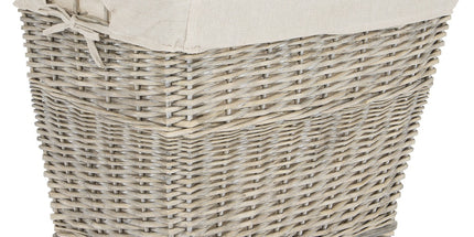 Houtmand met jute op wieltjes